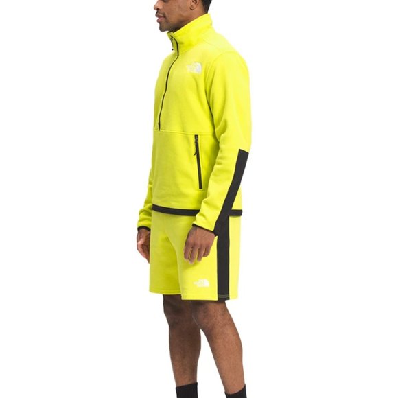 NWT The North Face Men's TKA Kataka Fleece Jacket Yellow Sulphur Spring Green - Picture 6 of 14